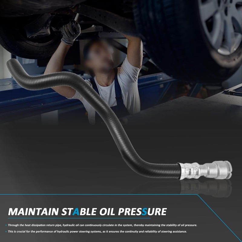 MUNIK 32416796390 Steering system hydraulic hose suitable For BMW 3 Series (E46) 2003-2006 320i 330Ci 323ti 328i 330i 325ti 320Ci 325Ci Peat# 32411094951 V201740 T242786 at20375 501732 20936876 - Image 5